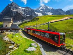 Train Cogwheel Jungfraujoch - shutterstock