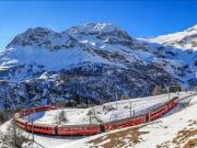Bernina Express train 