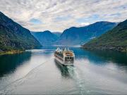 Cruise through the Hardangerfjord, Norway 