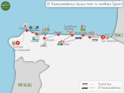 El Transcantabrico train - Spain - Itinerary