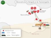 Itinéraire - Découverte de la Mongolie et du Transmongolien