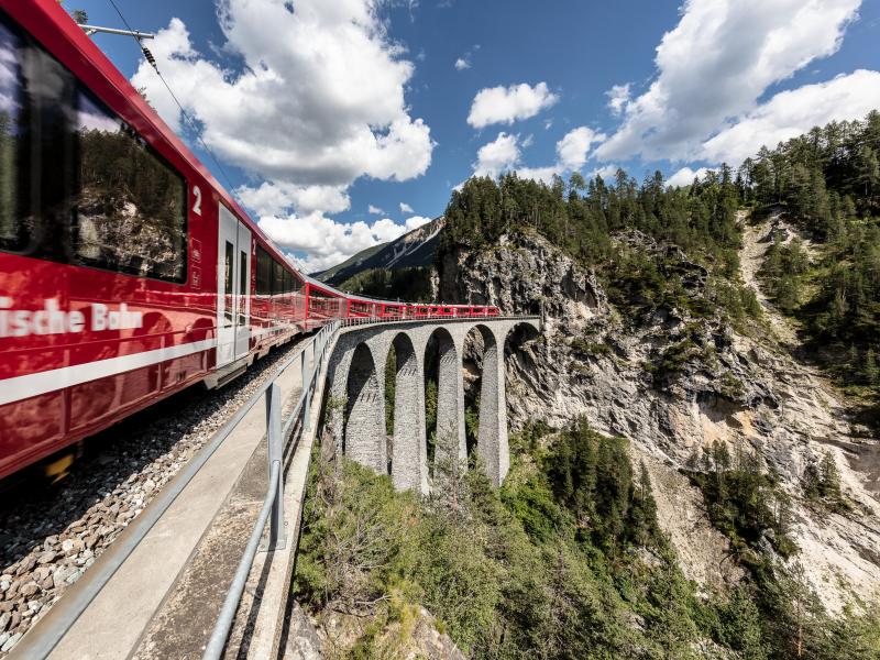 Des Glaciers aux Palmiers (2 trains panoramiques suisses)