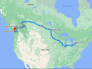 Itinéraire - Traverser le Canada d'Est en Ouest en train