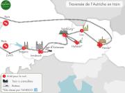 Itinéraire - Traversée de l’Autriche en train
