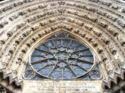 célèbre rosace de la Cathédrale de Reims, France © Pixabay
