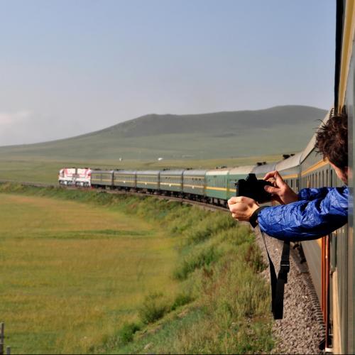 Voyage en train en Mongolie