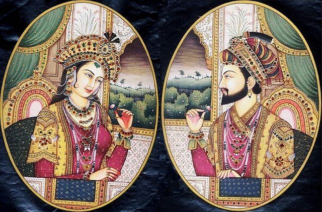640px Emperor Shah Jahan and Mumtaz Mahal