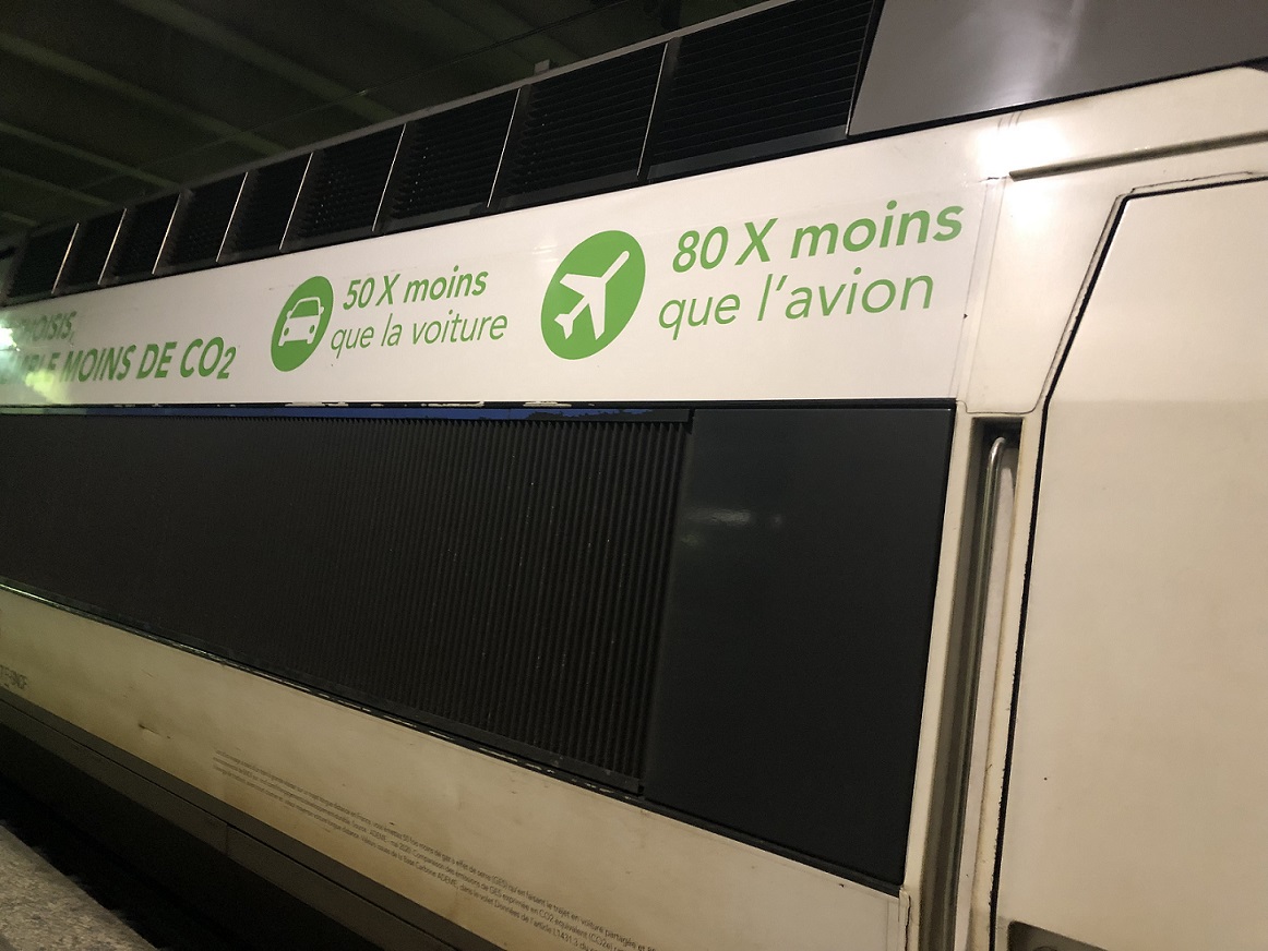 Le train plus écologique que lavion Discovery Trains