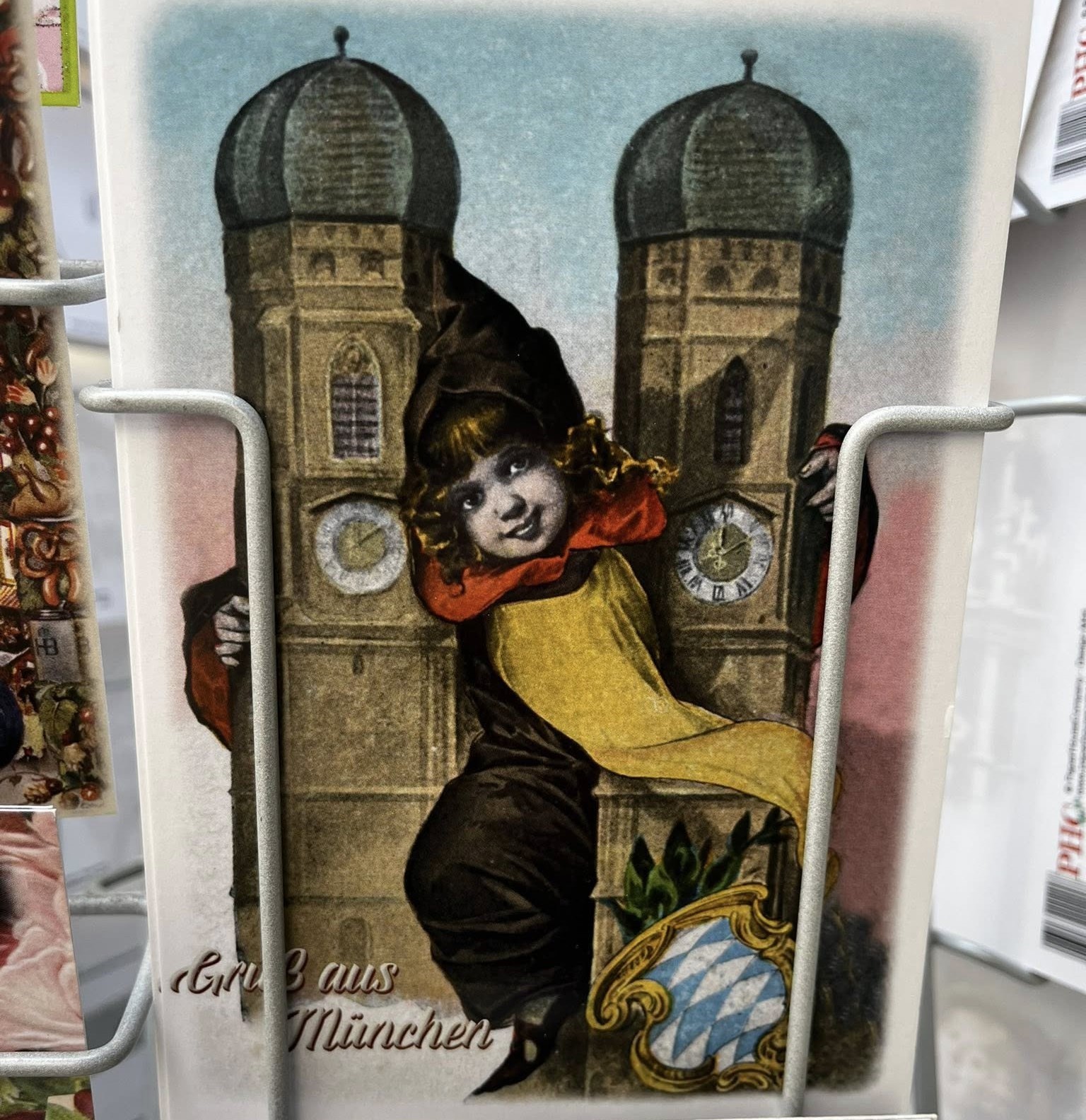 Munich Munchner Kindl carte postale Discovery Trains