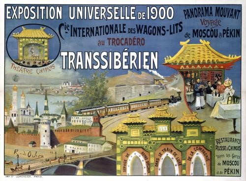 Panneau Exposition Universelle de 1900