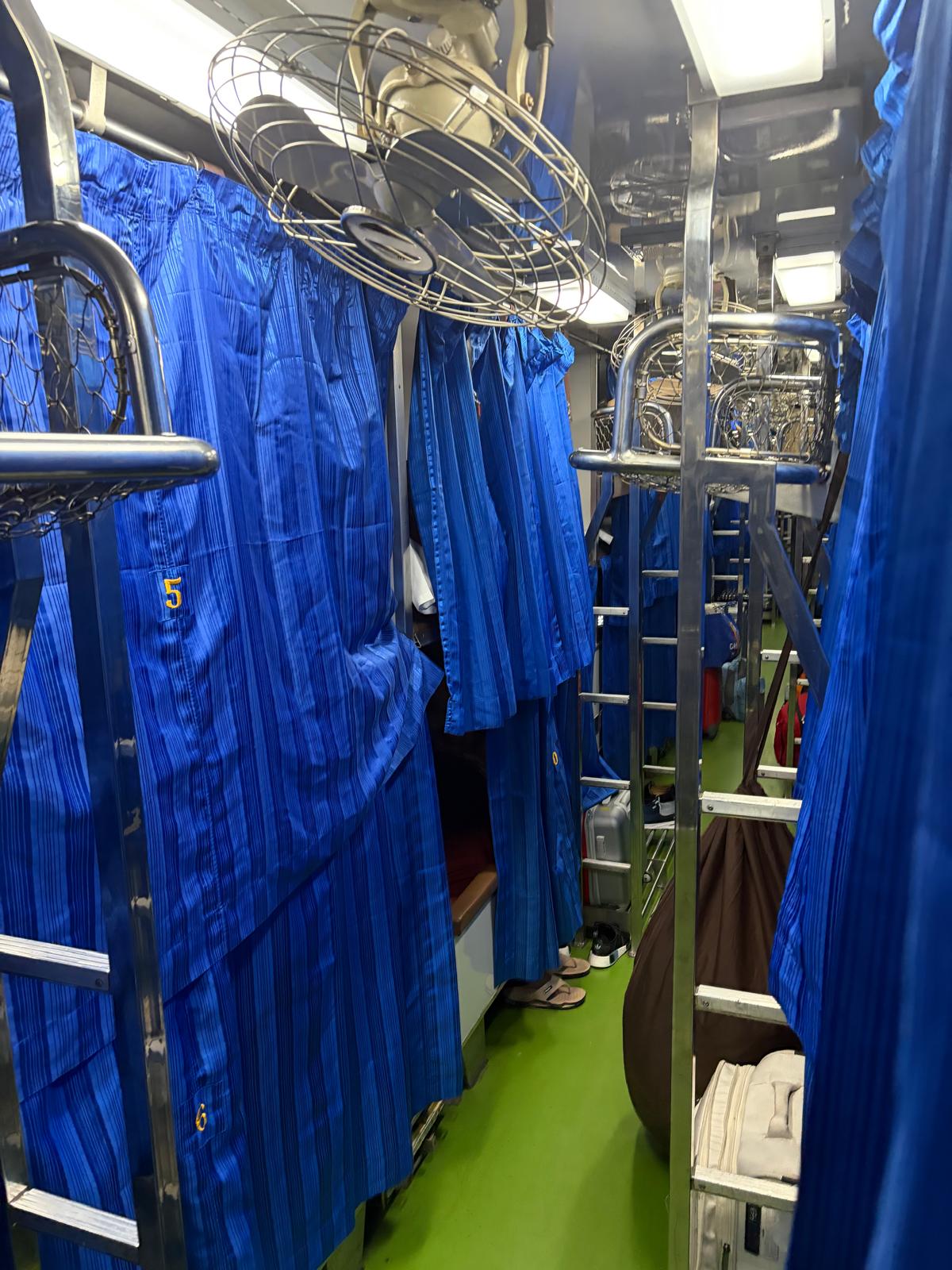 Romane Gaudré Train de nuit Thaïlande 2