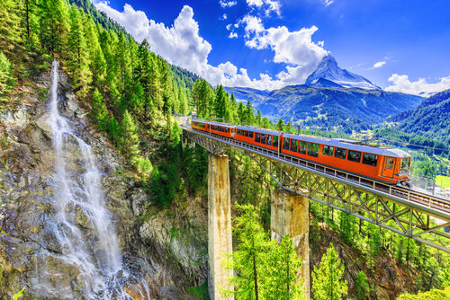 Suisse le train des sommets