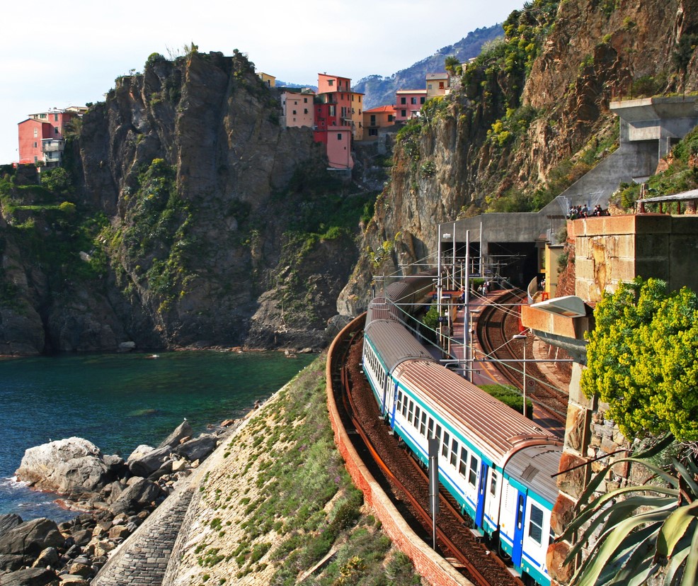Italie-Train des cinque terre
