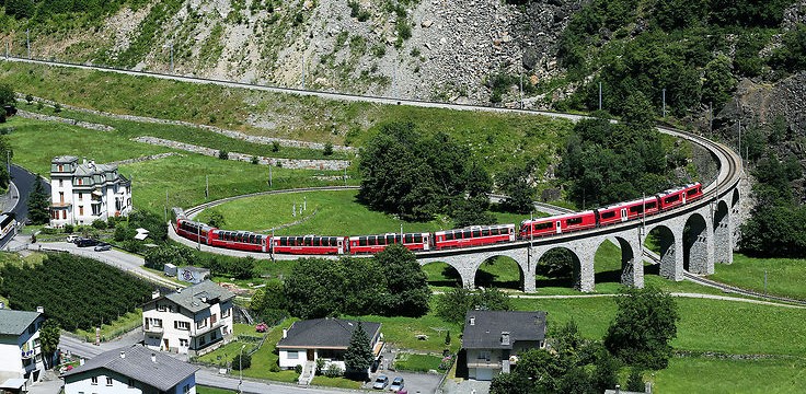 Viaduc de Brusio © Rhaetische Bahn - Christoph Benz