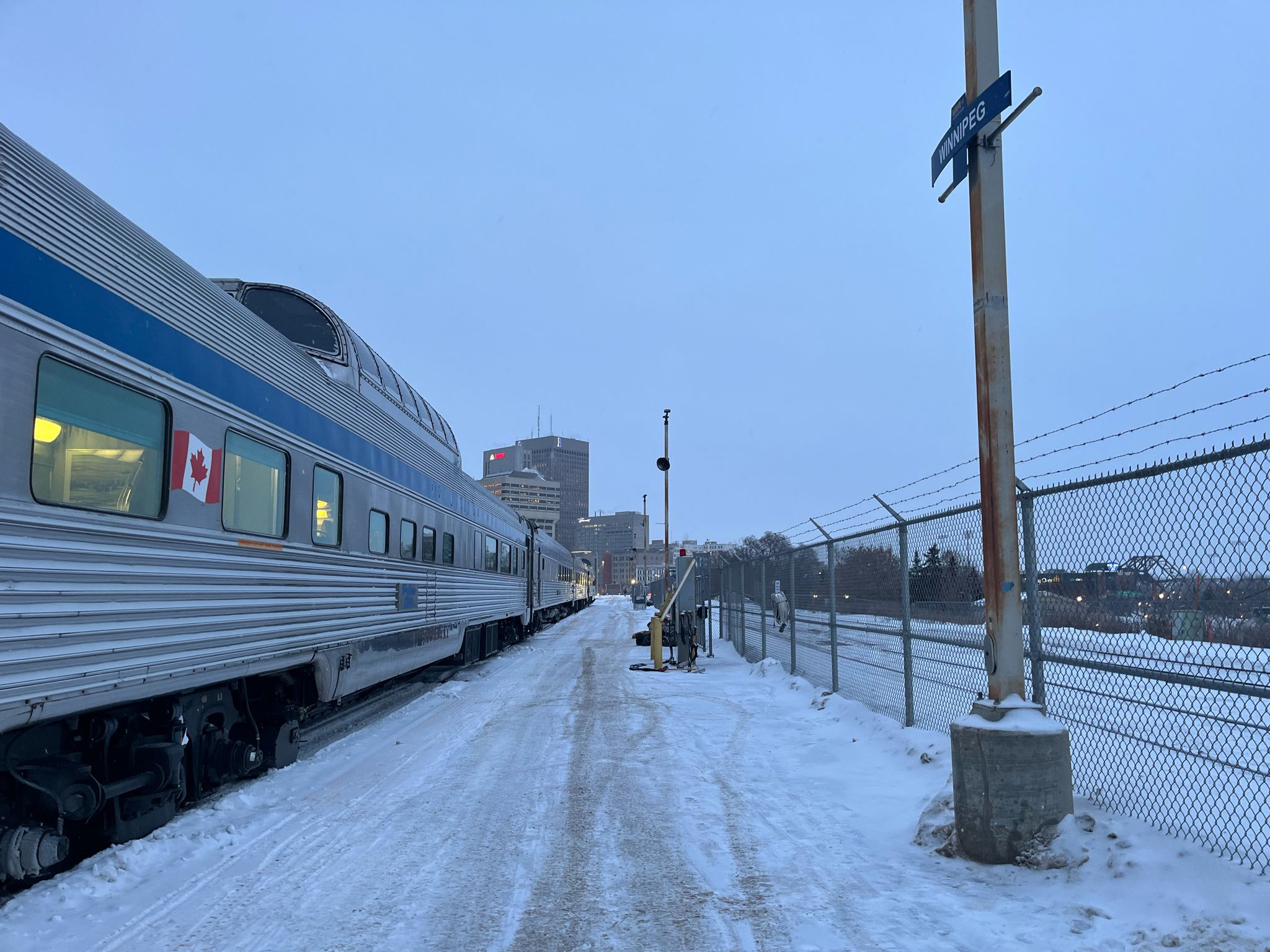 le Canadien à Winnipeg Discovery Trains
