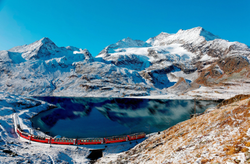 Suisse - Train panoramique - Bernina Express